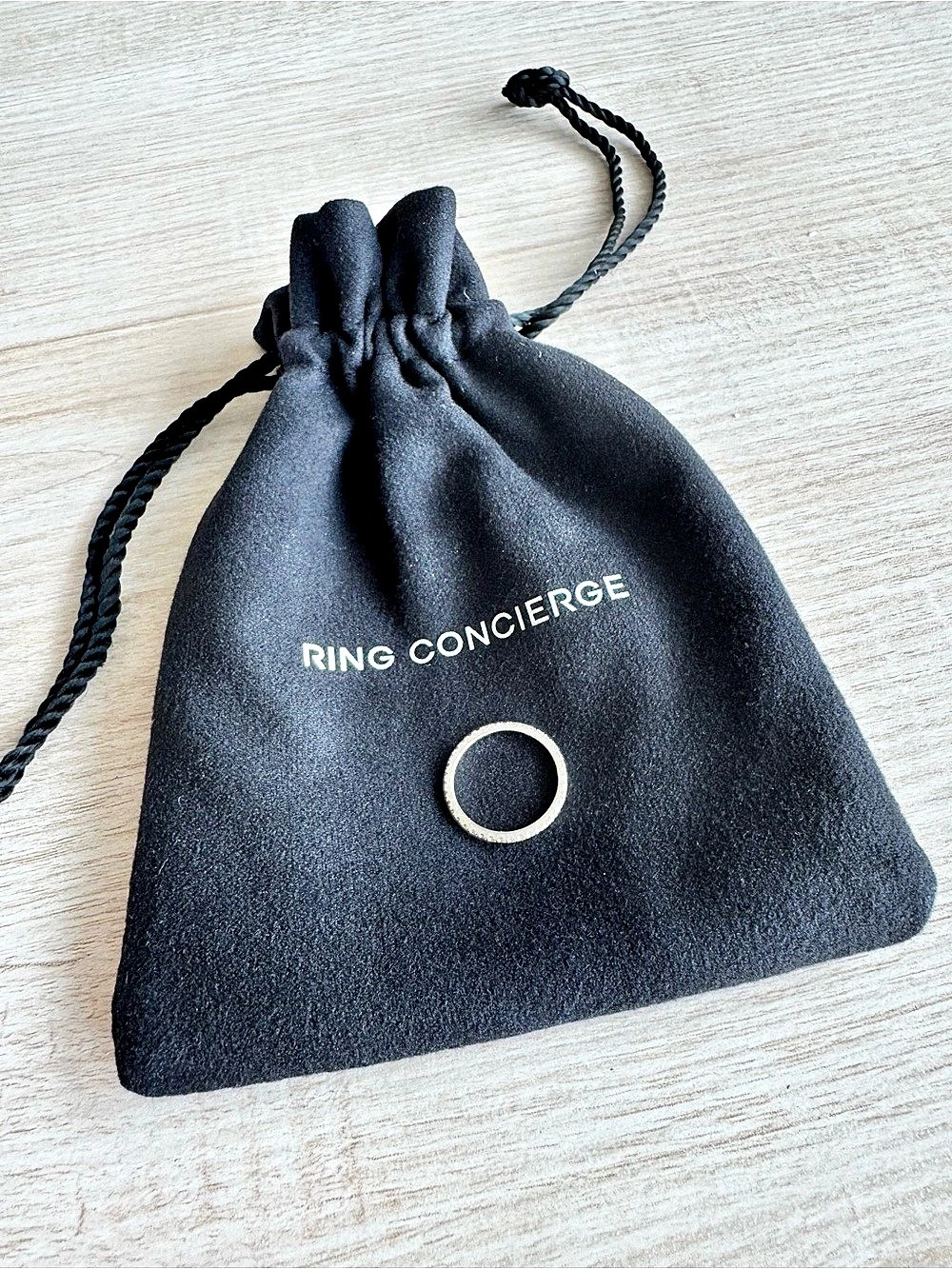 Ring Concierge 1.3 mm Perfect Pavé Diamond Ring 14K White Gold